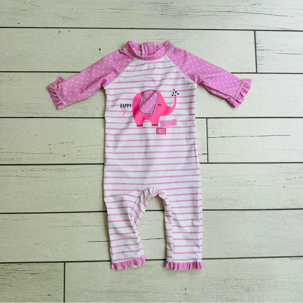 George Elephant 🐘 Rashguard Size 6-9 Months - Picture 2 of 6